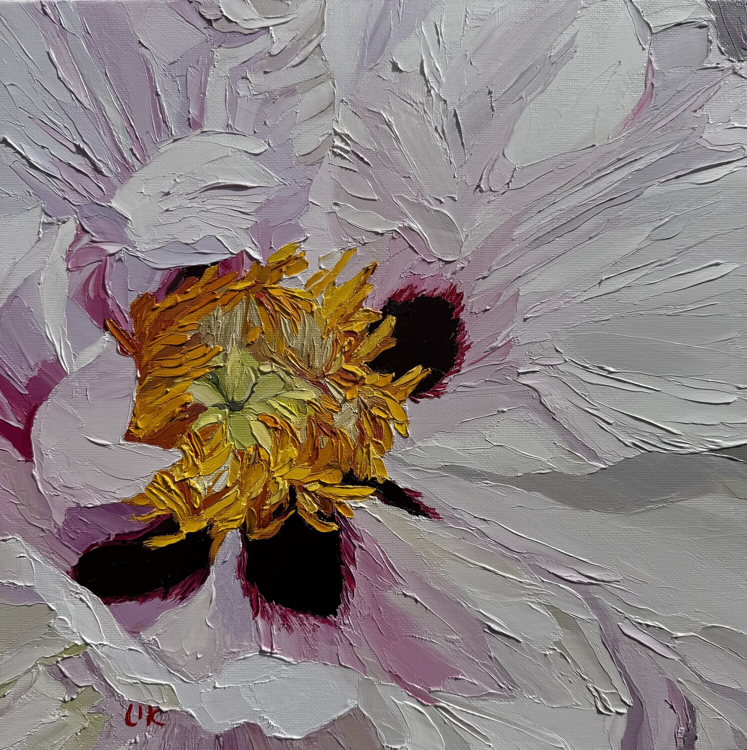 Gentle presence Ulyana Korol Original painting for sale
