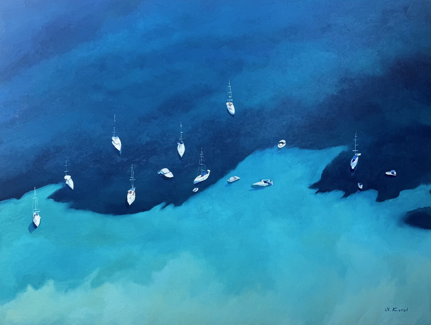 Weightless Ulyana Korol Original painting for sale