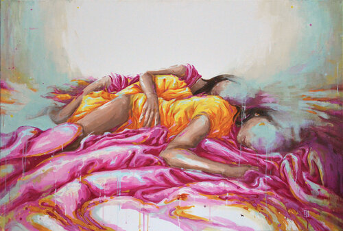 Il filo che ci unisce by elisa marmo, Painting for Sale on Select