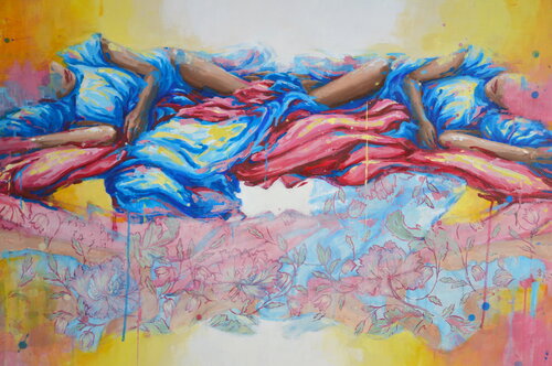 Allo specchio by elisa marmo, Painting for Sale on Select