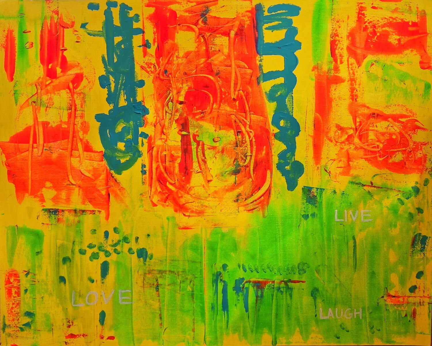 Love, Live, Laugh Margarethe von Billow Original painting for sale