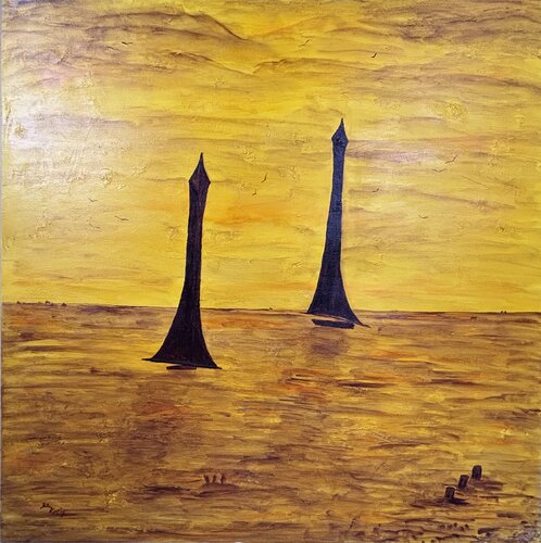 Silence III by Britta Kaping, Painting for Sale on Select