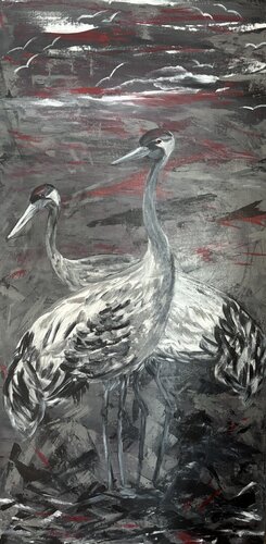 Call and Presence II by Britta Kaping, Painting for Sale on Select