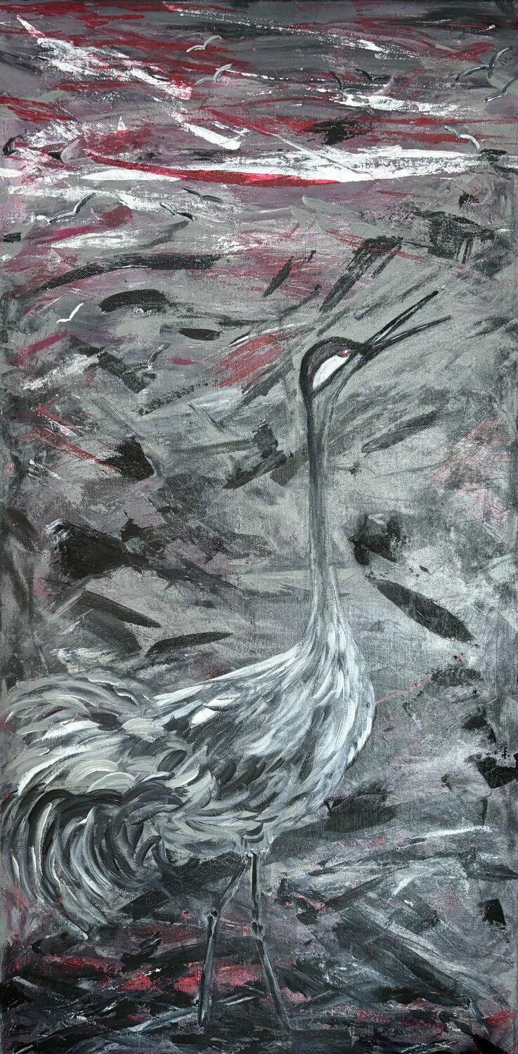 Call and Presence I Britta Kaping Original painting for sale