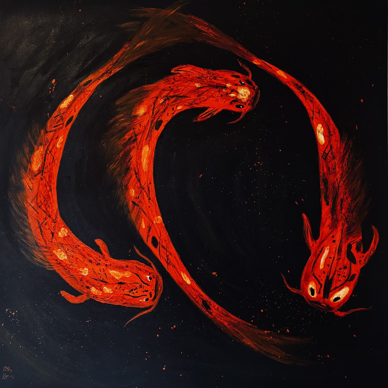 Convergence Britta Kaping Original painting for sale