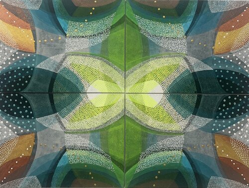 Tetra-Kaleidoscope #3 by SAN STARLING, Painting for Sale on Select