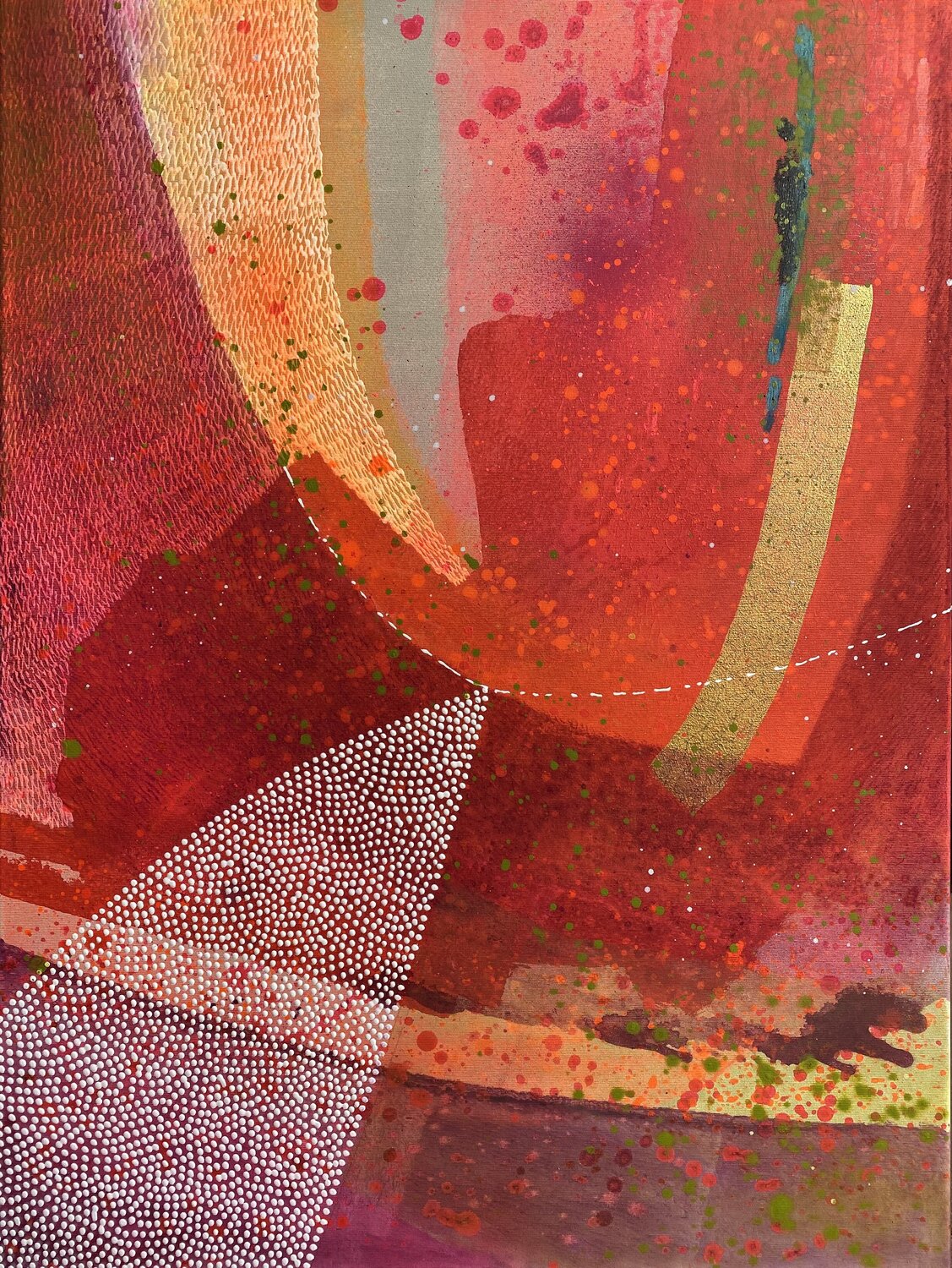 R E D SAN STARLING Original painting for sale