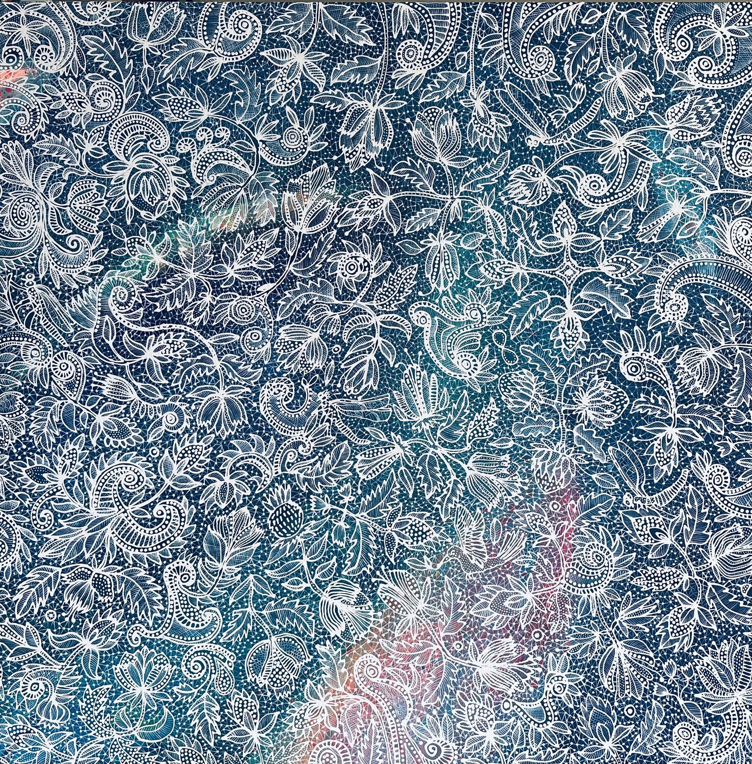 In the labyrinth of lace SAN STARLING Original painting for sale
