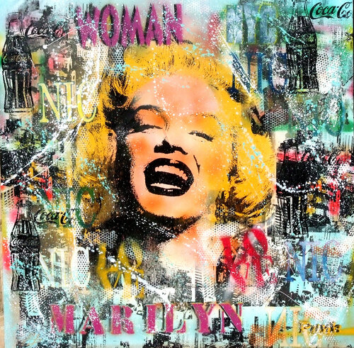 MARYLIN WOMAN by Sebastià Farré Monné, Painting for Sale on Select