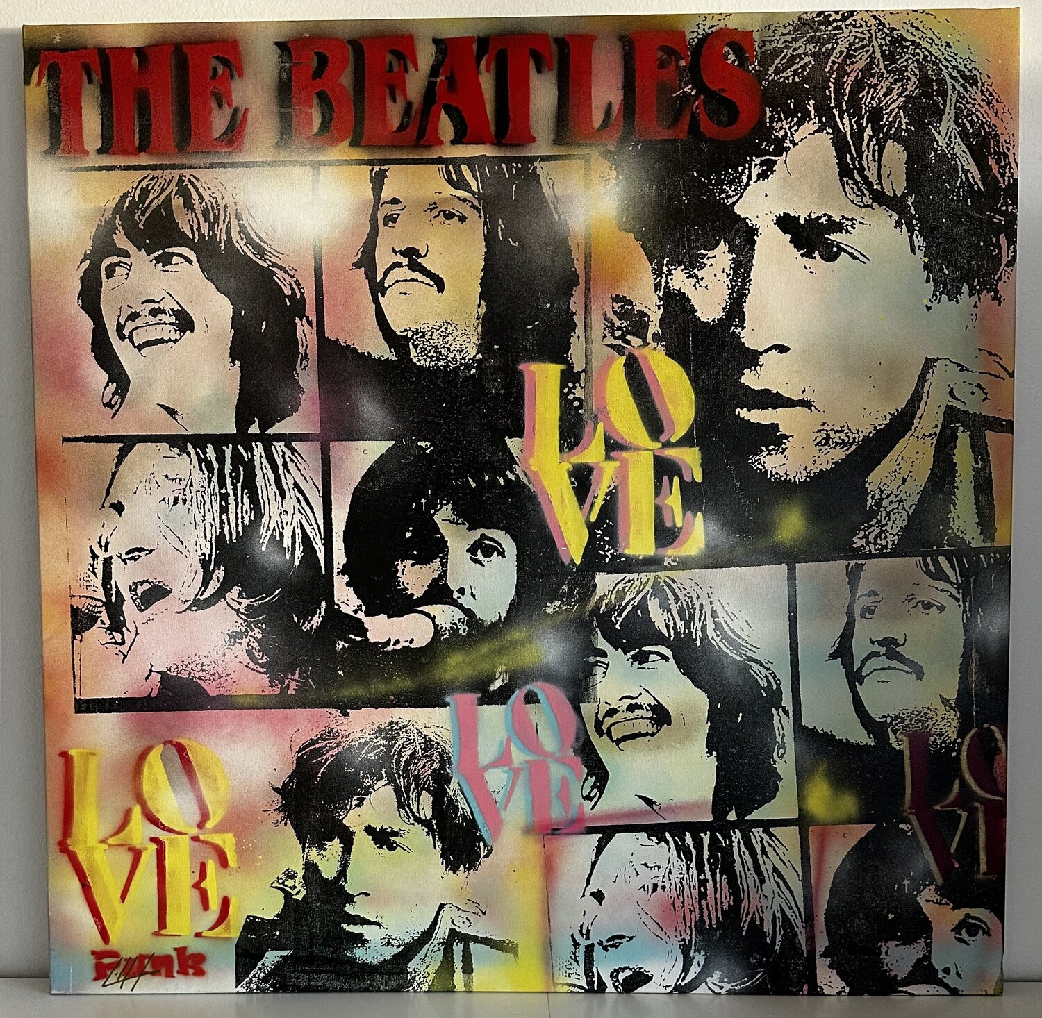 The Beatles Sebastià Farré Monné Original painting for sale