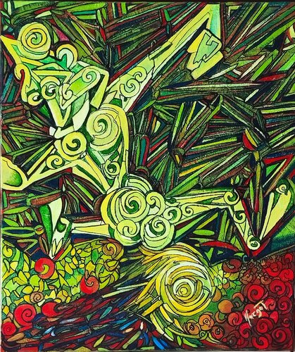 QUANDO L'ALBERO SOGNA (When the Tree Dream) by MARGHERITA BELLIPANNI (Margot), Painting for Sale on Select