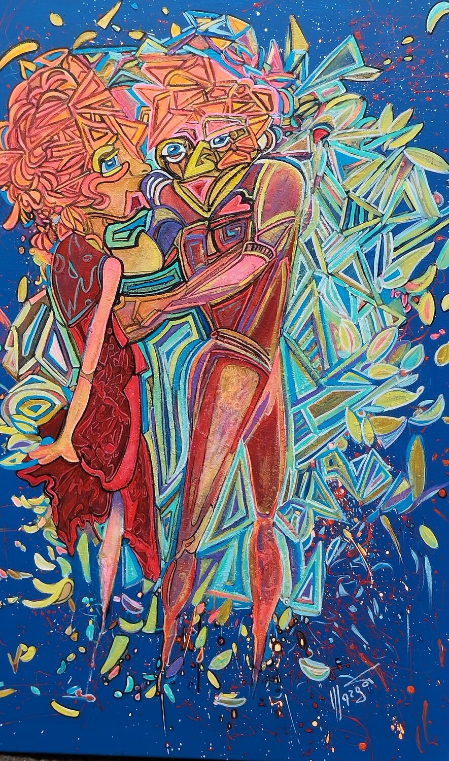 IL CONFIDENTE(The confidant) cio' che le parole non possono dire MARGHERITA BELLIPANNI (Margot) Original painting for sale