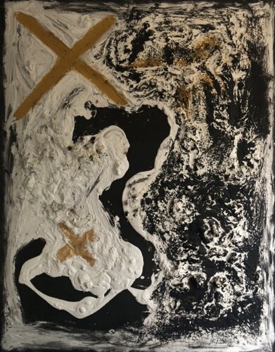Ics, Peus i Somriure by Carlos Villena, Painting for Sale on Select