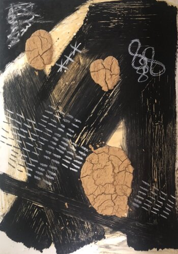 Cervell, Cor i Cara by Carlos Villena, Painting for Sale on Select