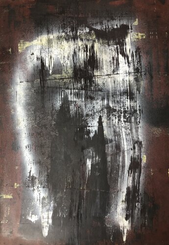 Abstracte #1 by Carlos Villena, Painting for Sale on Select