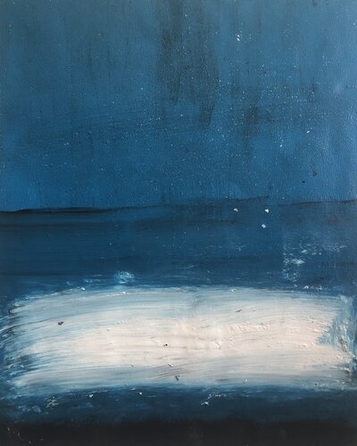 Oceà Blau by Carlos Villena, Painting for Sale on Select