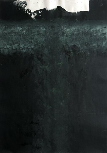 Taca Negra amb Taca Verda by Carlos Villena, Painting for Sale on Select