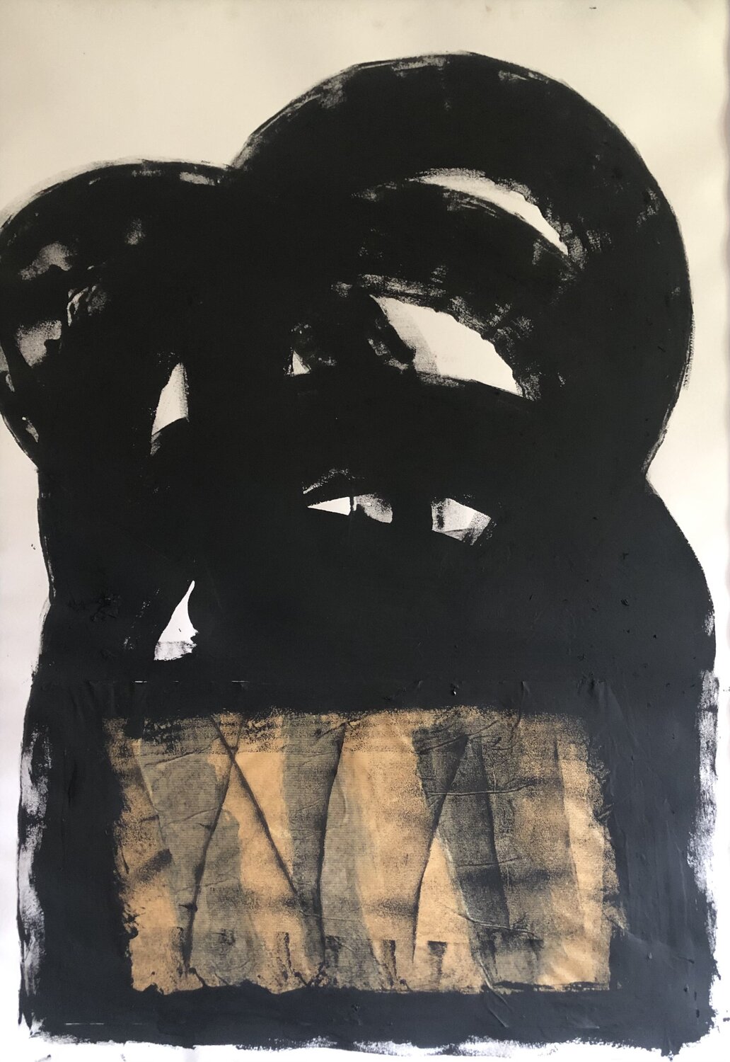 Quatre Cercles i Una Pedra Carlos Villena Original painting for sale