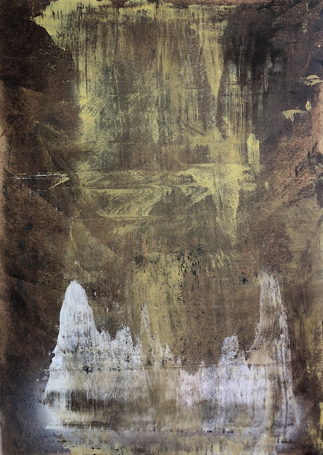 Abstracte #6 Carlos Villena Original painting for sale