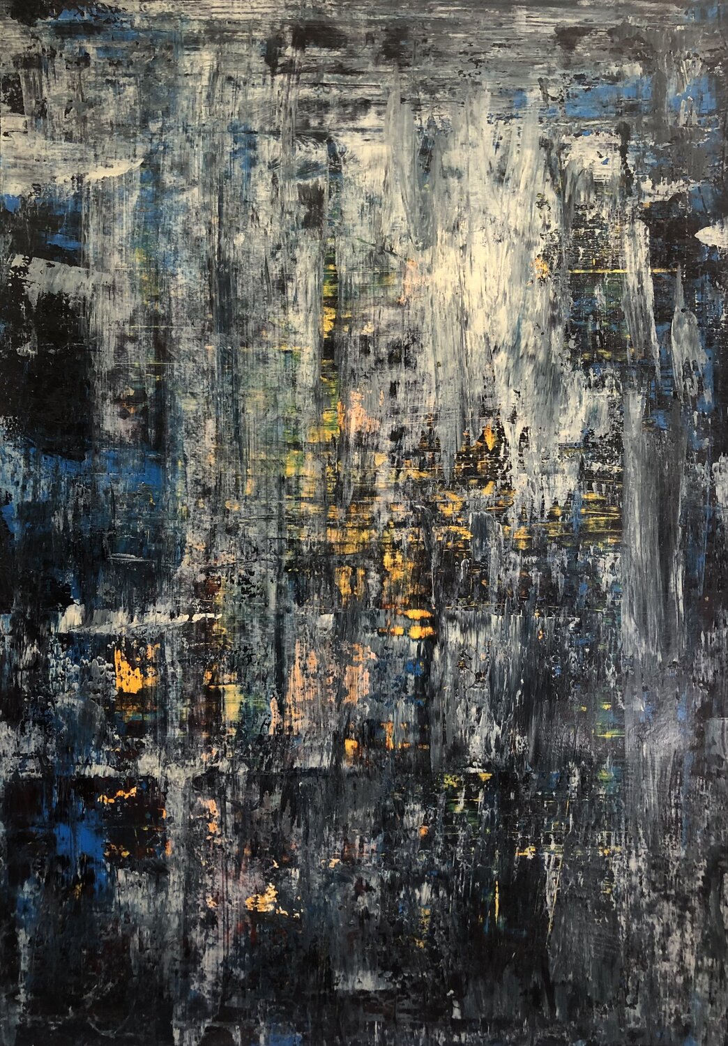 Abstracte #20 Carlos Villena Original painting for sale