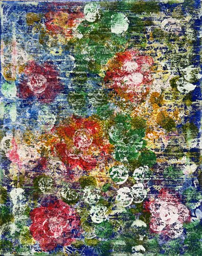 Modulo Floreale: Notturno by Valeria Pianese, Painting for Sale on Select