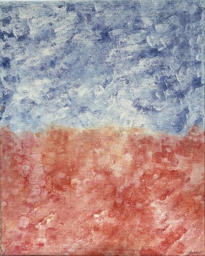Cromoterapia n.1: Dicotomia Astrale by Valeria Pianese, Painting for Sale on Select