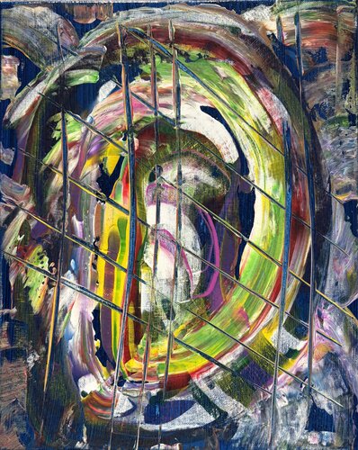 Varco n.0: Distorsione Percettiva by Valeria Pianese, Painting for Sale on Select