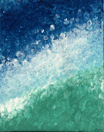 Frammenti d’Oceano by Valeria Pianese, Painting for Sale on Select