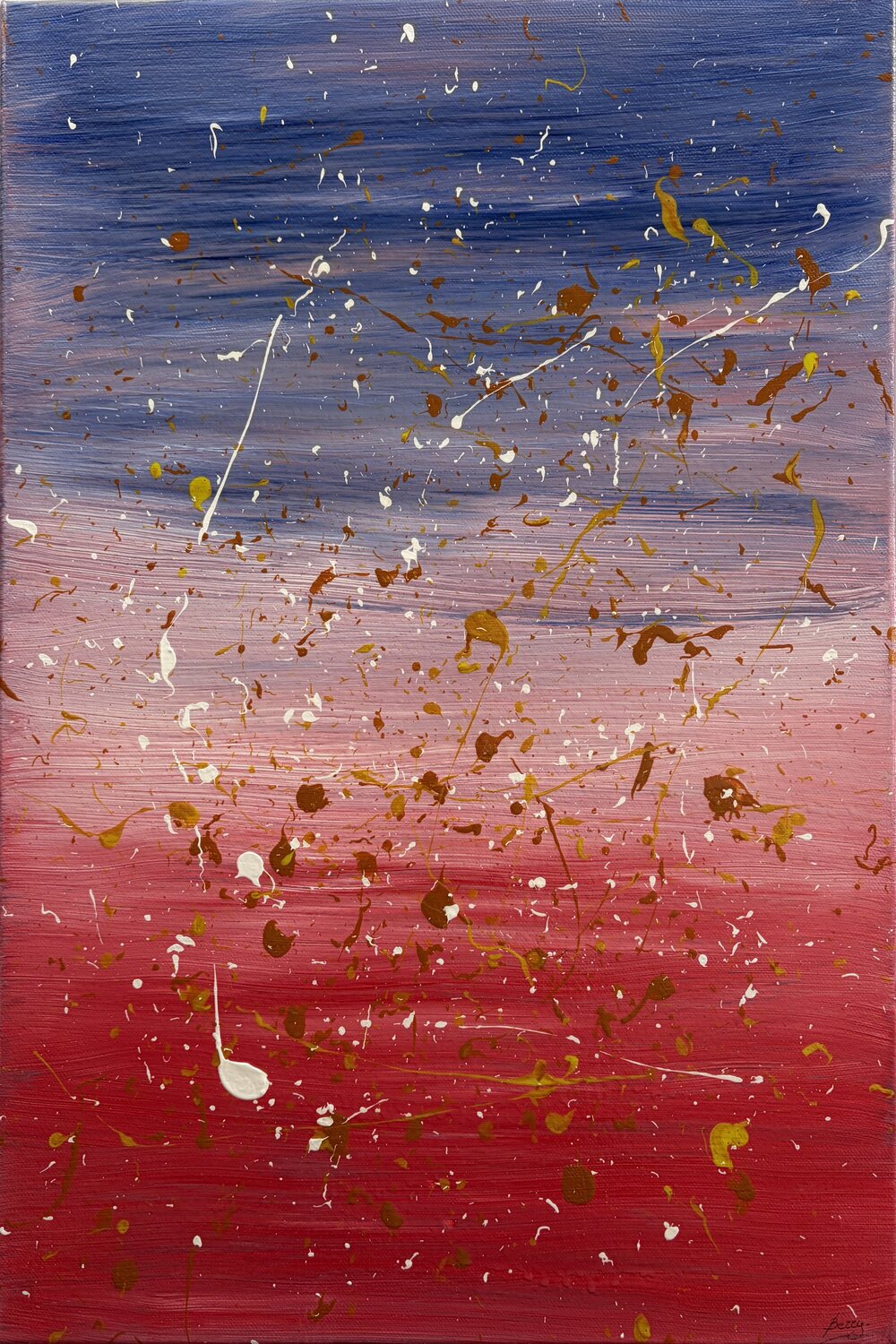 Incandescenza Lieve Valeria Pianese Original painting for sale