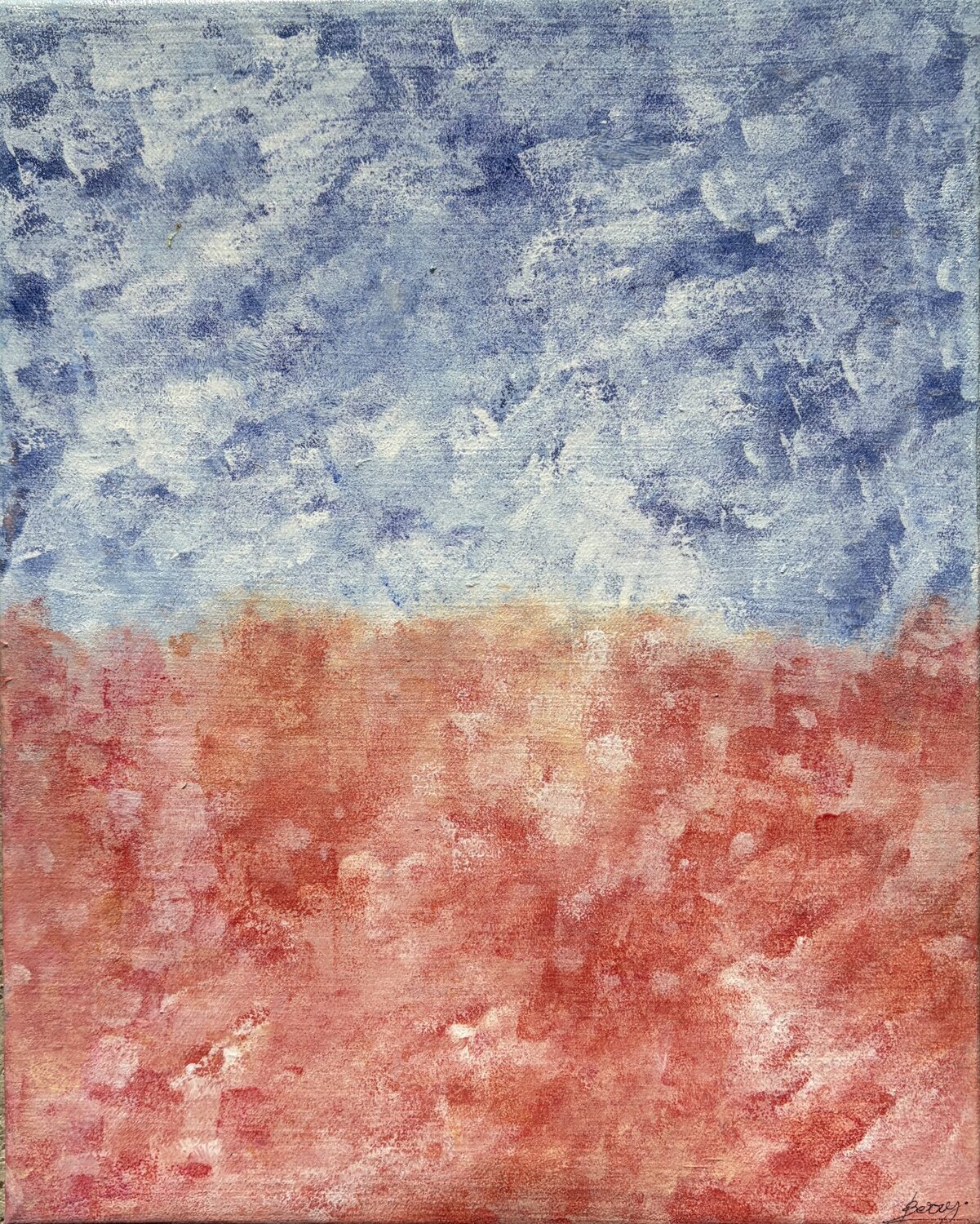 Cromoterapia n.1: Dicotomia Astrale Valeria Pianese Original painting for sale