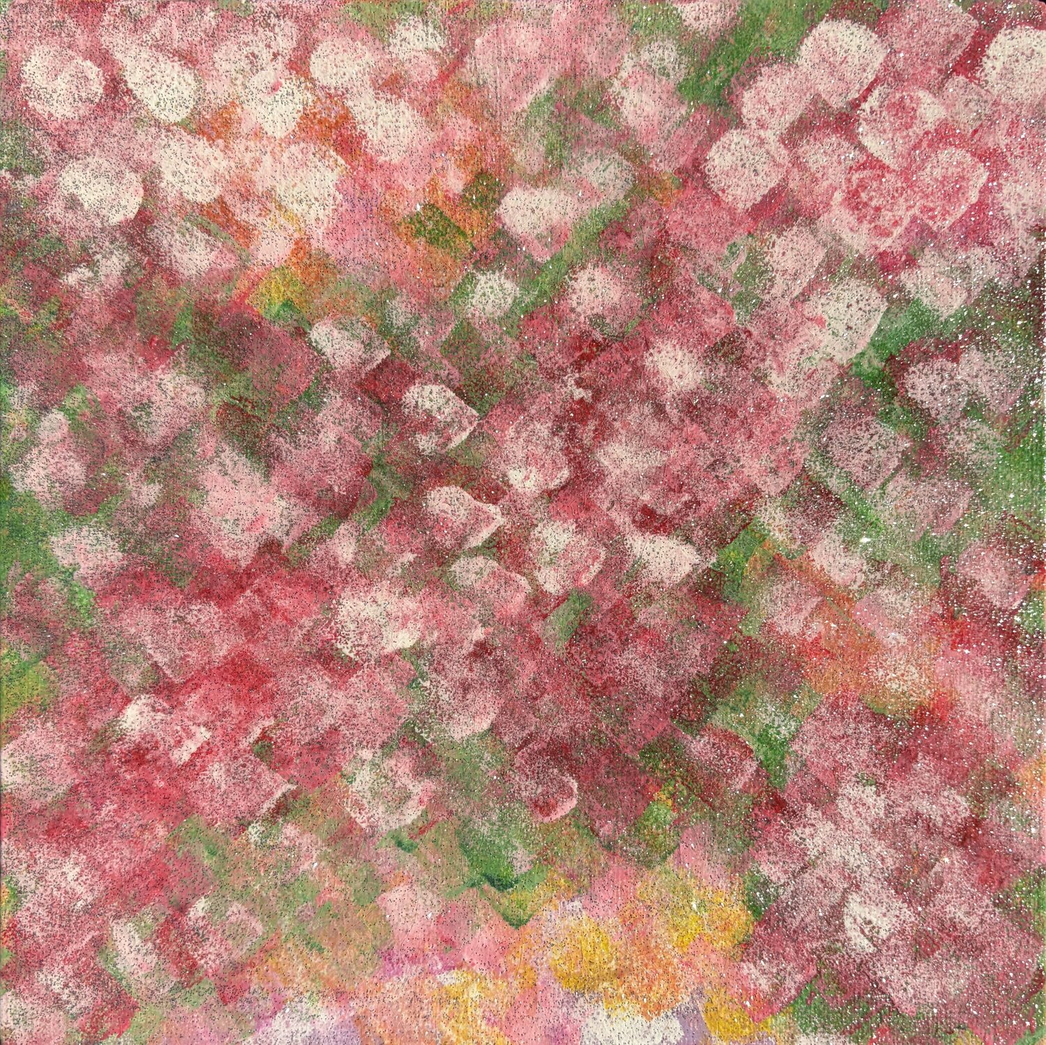 Scomposizione del Giardino Effimero Valeria Pianese Original painting for sale
