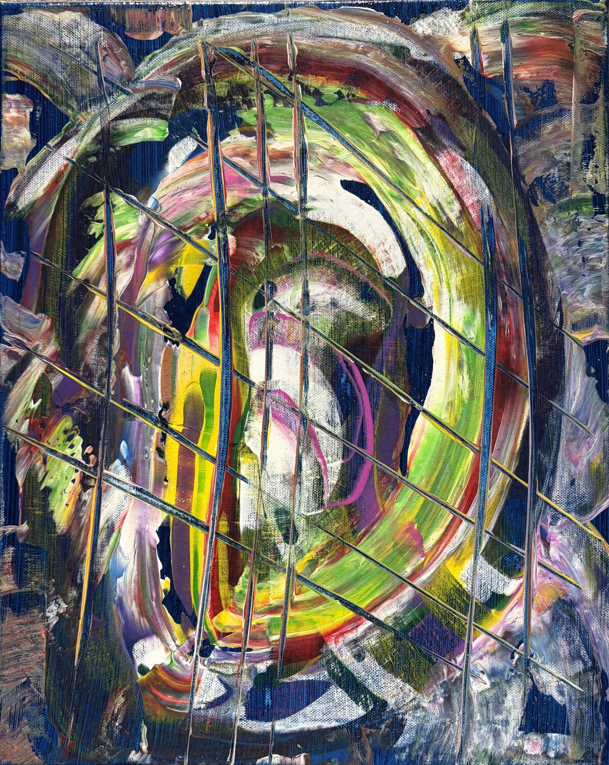 Varco n.0: Distorsione Percettiva Valeria Pianese Original painting for sale