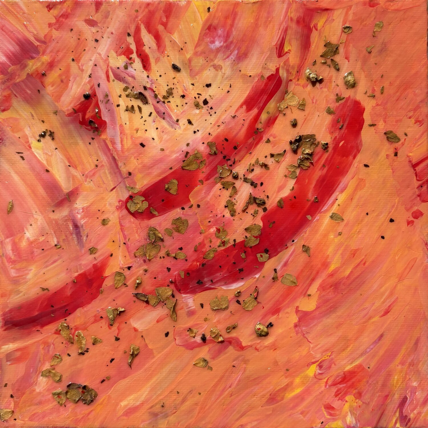 Origo Mundi: Meteoric Drift Valeria Pianese Original painting for sale