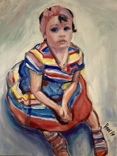 Aya by Heiner Handschin, Painting for Sale on Select