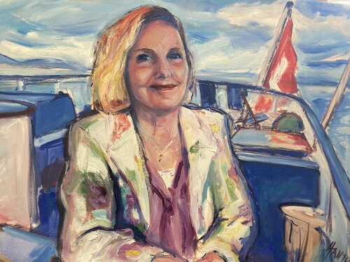 Carolyn by Heiner Handschin, Painting for Sale on Select