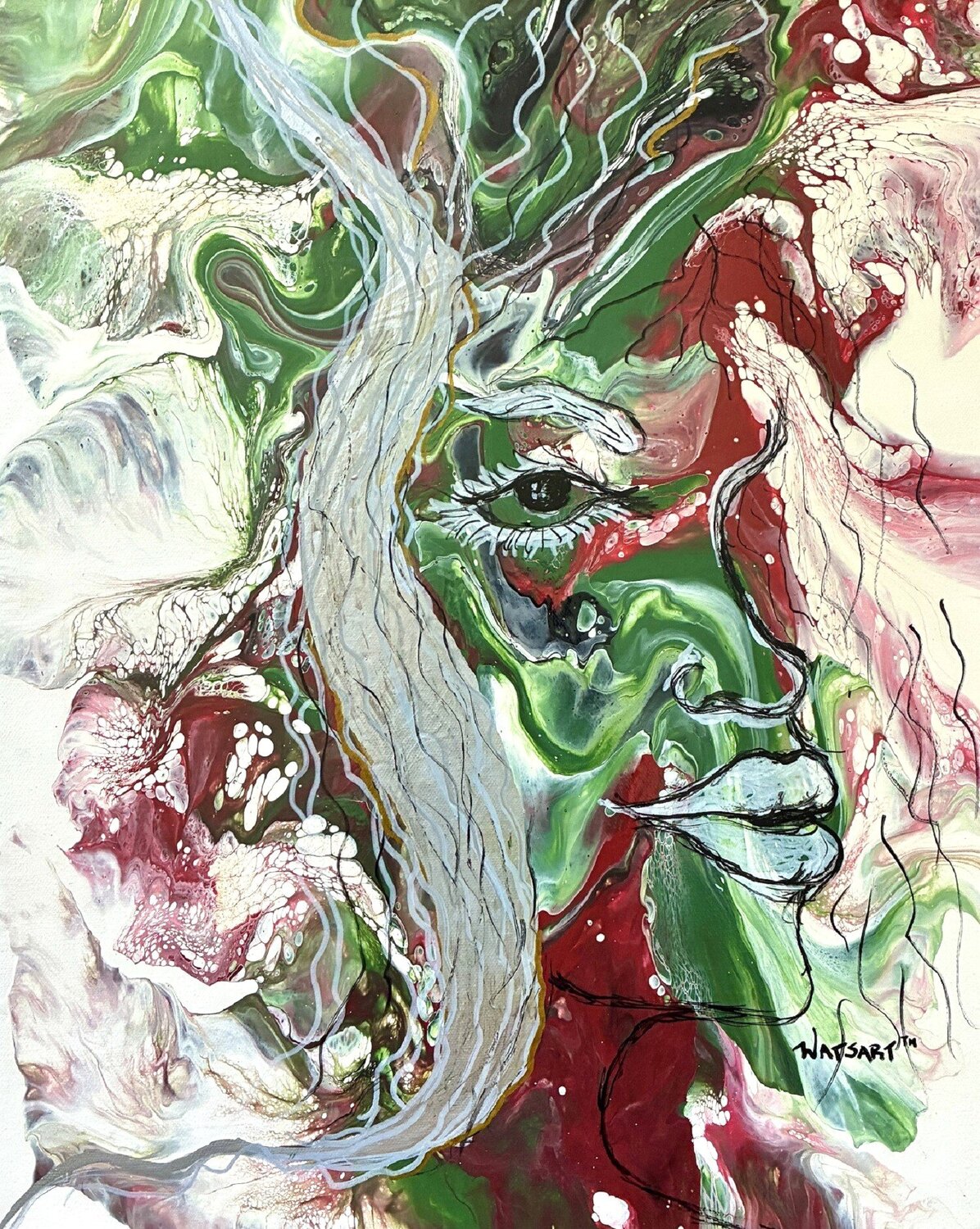 Many Within One Lydia R. Watson (Watsart™) Original painting for sale
