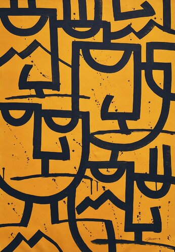 The Silent Chorus by SALVATORE CATANIA Bamér, Painting for Sale on Select