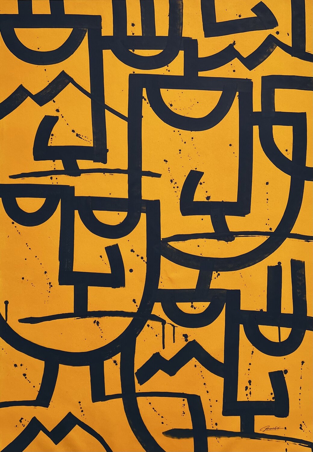 The Silent Chorus SALVATORE CATANIA Bamér Original painting for sale