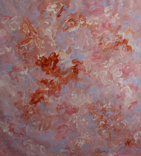 Between the Silence of Flowers by Madalena Moncóvio, Painting for Sale on Select
