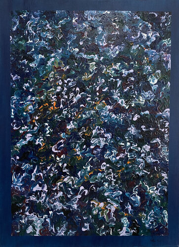 Where the Currents Meet by Madalena Moncóvio, Painting for Sale on Select