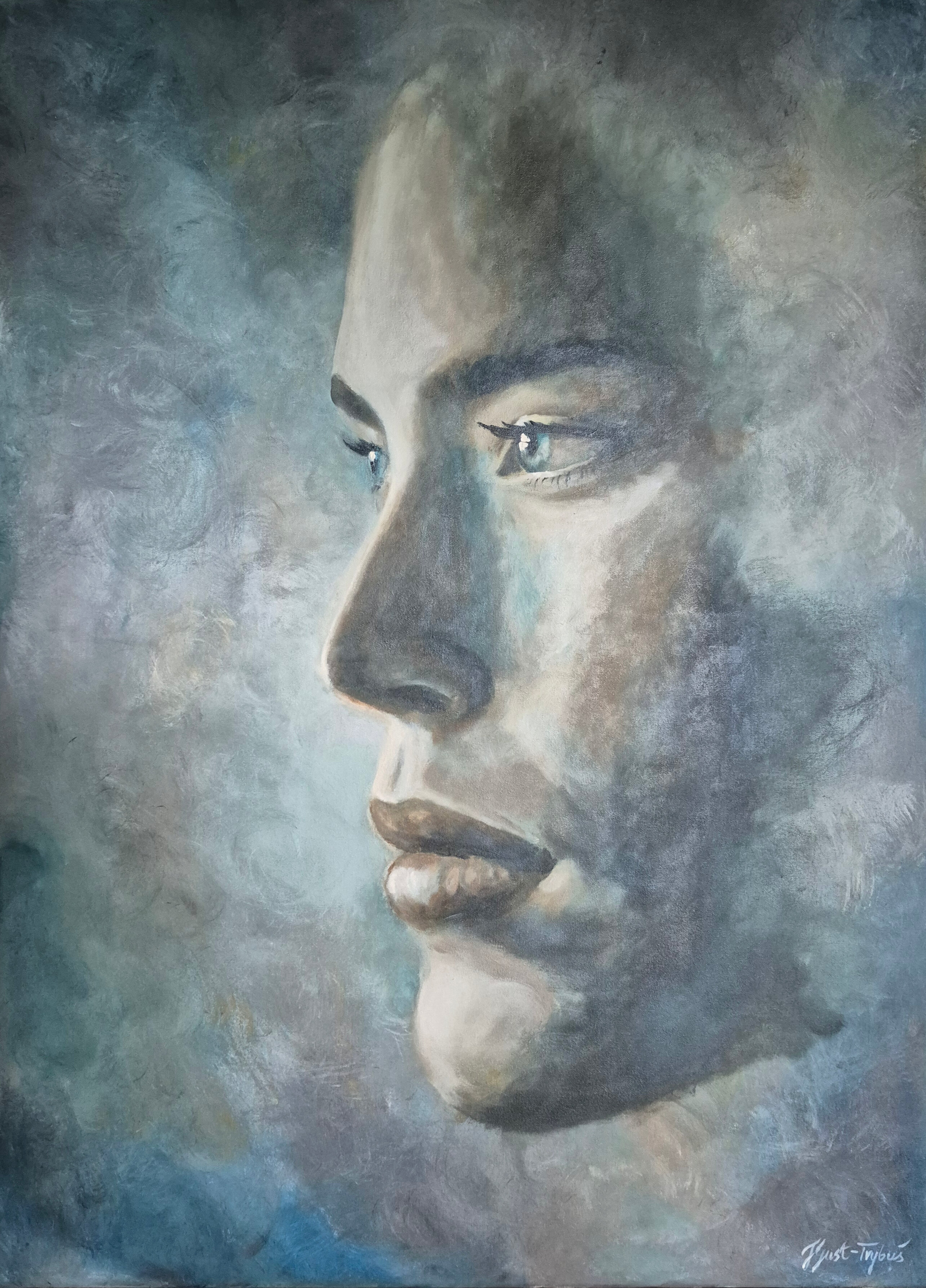 Transient state-dispassionate - The painting was painted by Julia Gust-Trybuś