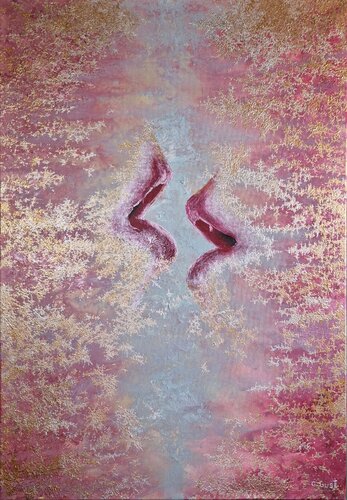 Love - The painting was painted by Grzegorz Gust. by Julia Gust - Trybuś Grzegorz Gust, Painting for Sale on Select