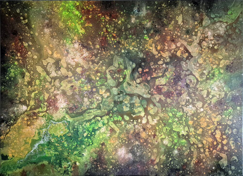 Petri culture - The painting was painted by Grzegorz Gust. by Julia Gust - Trybuś Grzegorz Gust, Painting for Sale on Select