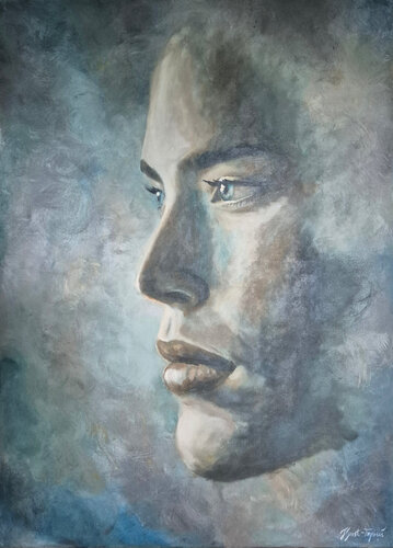 Transient state-dispassionate - The painting was painted by Julia Gust-Trybuś by Julia Gust - Trybuś Grzegorz Gust, Painting for Sale on Select