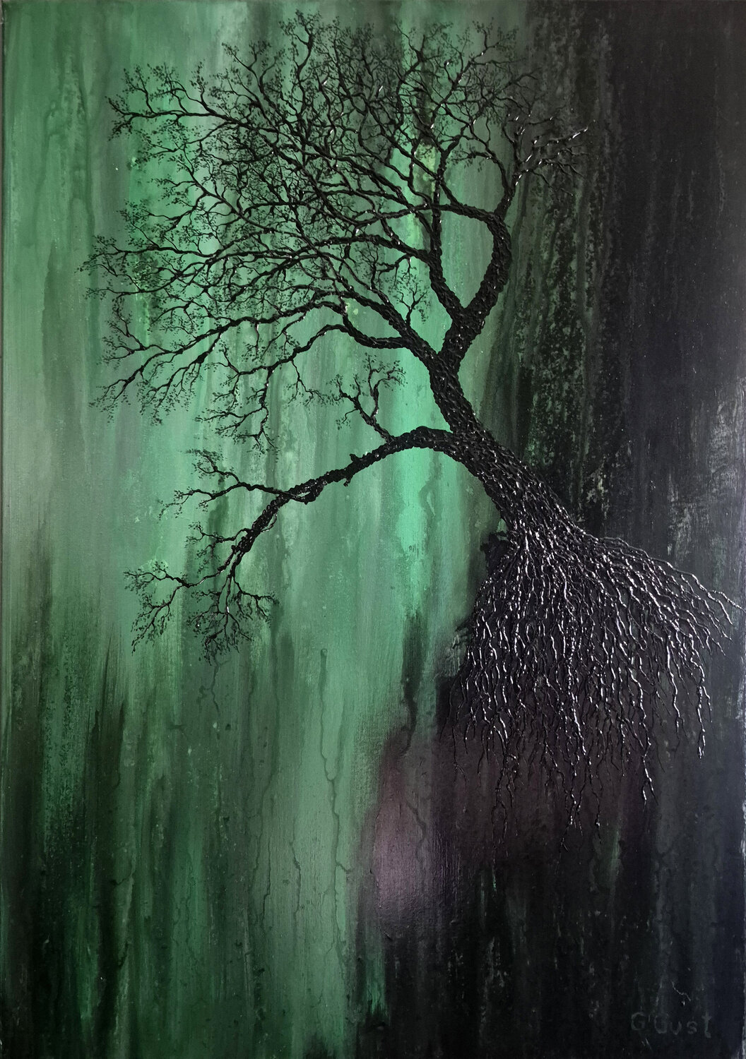 Spring - The painting was painted by Grzegorz Gust. Julia Gust - Trybuś Grzegorz Gust Original painting for sale
