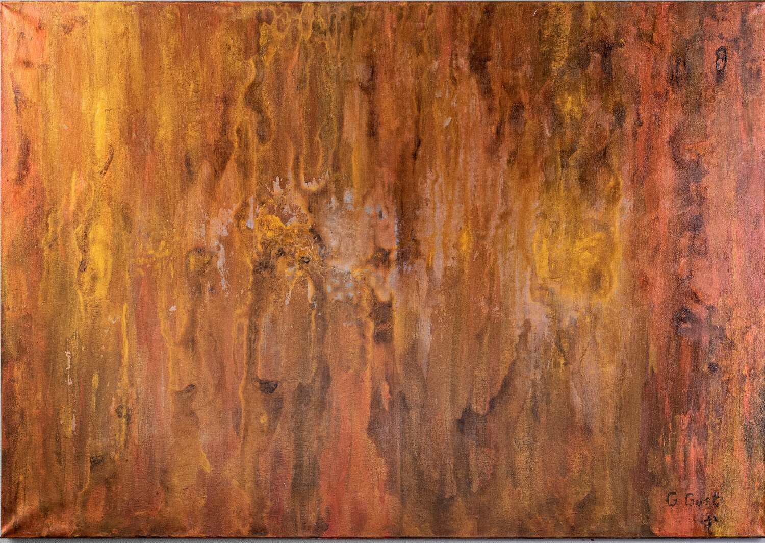 Pine Bark by Grzegorz Gust. Julia Gust - Trybuś Grzegorz Gust Original painting for sale