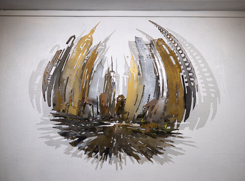 Bubble City - Megapolis (NYC) 107 by Frédéric Daty, Sculpture for Sale on Select