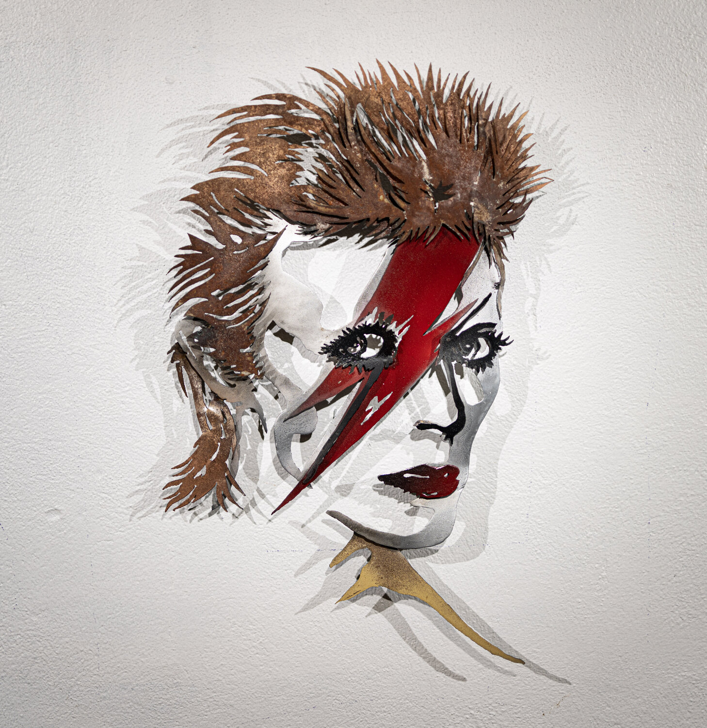 David Bowie - Aladdin Sane -1973 Frédéric Daty Sculpture for sale