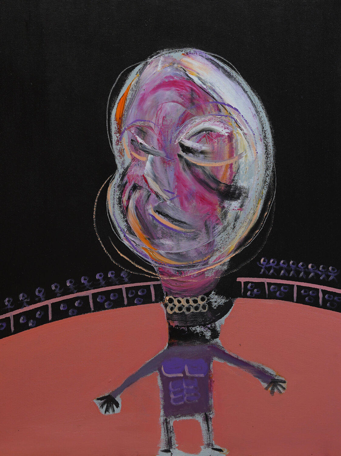 Al Circo Emilio Ventura Original painting for sale
