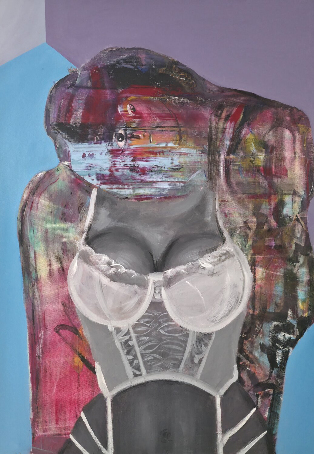Donna come una Grande Scultura Emilio Ventura Original painting for sale